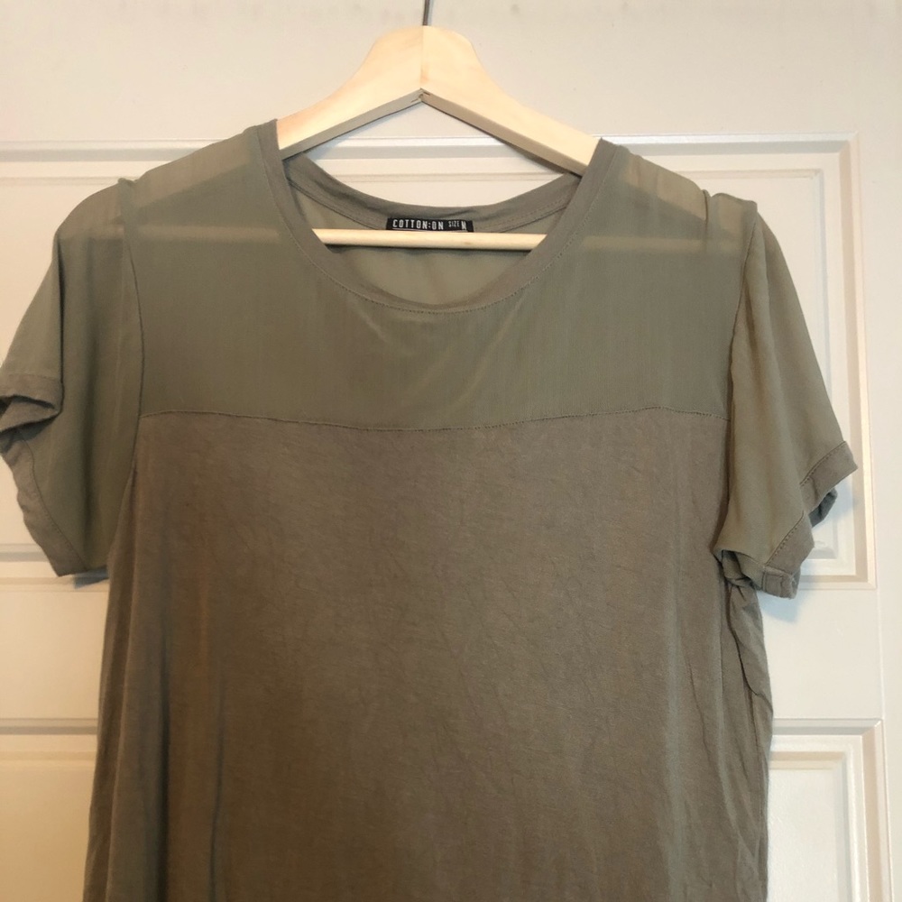 Green Mesh Top